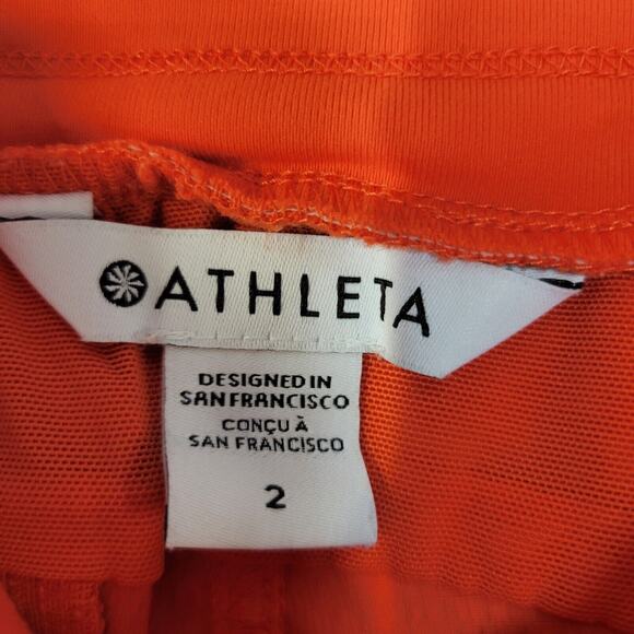 Athleta Trekkie North Jogger Pants Womens 2 Flame Orange Athleisure Activewear - Picture 6 of 10